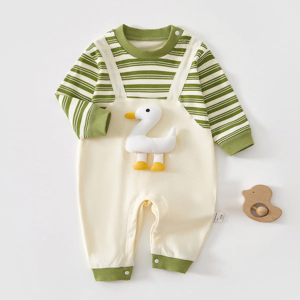 Cartoon Print Infant Toddler Long Sleeve Bodysuit