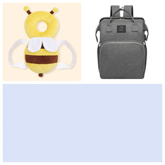Multifunctional Maternity Diaper Backpack With Removable Mosquito Net