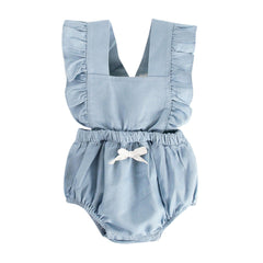 Infant Denim One Piece Baby Romper