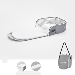 Multifunctional Folding Baby Crib with Mosquito Net