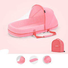 Multifunctional Folding Baby Crib with Mosquito Net