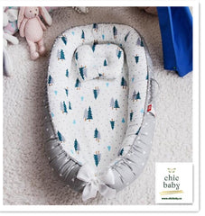 Portable Washable Cotton Baby Crib Travel Bed