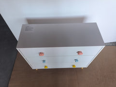 Kids Three Drawer Dresser Baby Nightstand Bedroom