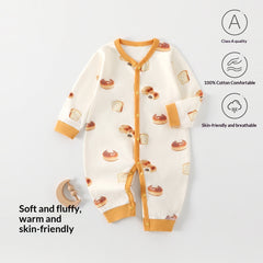 Pure Cotton Baby Romper Seamless Crawling Suit