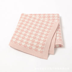 Jacquard Knitted Baby Swaddle Blanket