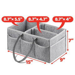 Portable Baby Diaper Caddy Organizer Storage Bag