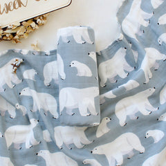 Organic Cotton Baby Swaddle Blanket