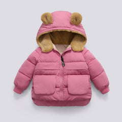 Children's Thick Hooded Warm Winter Jacket