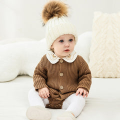Knitted Sweater Baby Bodysuit One Piece