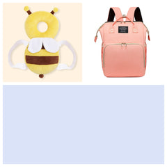Multifunctional Maternity Diaper Backpack With Removable Mosquito Net