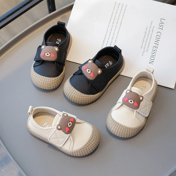 Children's Casual Velcro Canvas Shoes