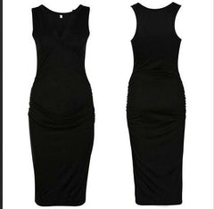 Sleeveless Maternity Dress for Comfortable Pregnancy Wear