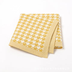 Jacquard Knitted Baby Swaddle Blanket