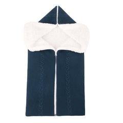 Newborn Winter Warm Knit Swaddle Sleeping Bag