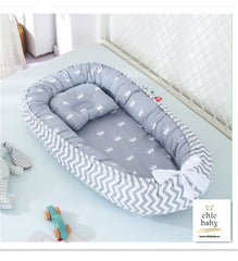 Portable Washable Cotton Baby Crib Travel Bed