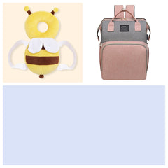 Multifunctional Maternity Diaper Backpack With Removable Mosquito Net