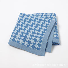 Jacquard Knitted Baby Swaddle Blanket