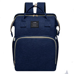 Multifunctional Maternity Diaper Backpack With Removable Mosquito Net