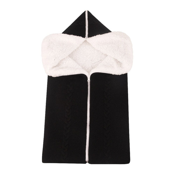 Newborn Winter Warm Knit Swaddle Sleeping Bag