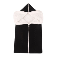 Newborn Winter Warm Knit Swaddle Sleeping Bag