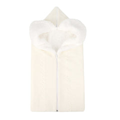 Newborn Winter Warm Knit Swaddle Sleeping Bag