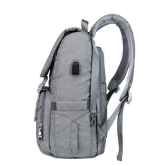 Large Baby Diaper Backpack With USB Charging Interface