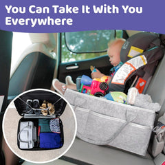 Portable Baby Diaper Caddy Organizer Storage Bag