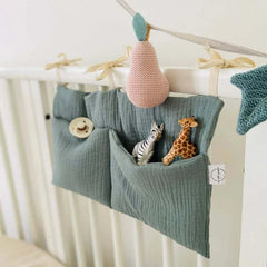 Baby Crib Organizer Hanging Diaper Caddy Storage Bag