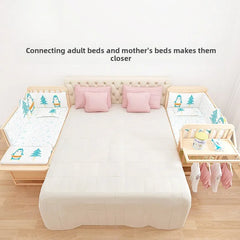 Solid Wood Convertible Baby Crib and Toddler Bed