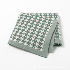 Jacquard Knitted Baby Swaddle Blanket