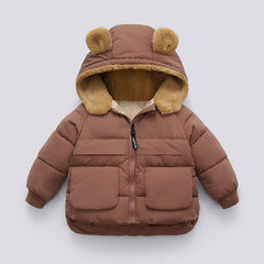 Children's Thick Hooded Warm Winter Jacket
