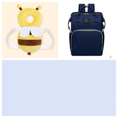 Multifunctional Maternity Diaper Backpack With Removable Mosquito Net
