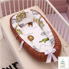 Portable Washable Cotton Baby Crib Travel Bed