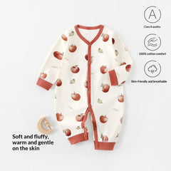 Pure Cotton Baby Romper Seamless Crawling Suit
