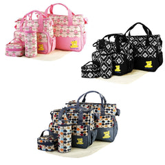 5 Piece Baby Diaper Bag Set With Changing Pad
