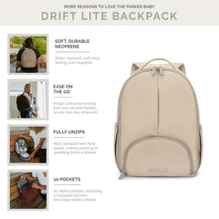 Drift Neoprene Lite Diaper Backpack For Baby Essentials