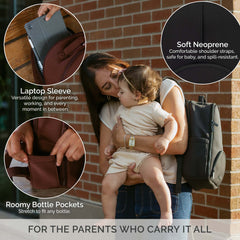 Drift Neoprene Lite Diaper Backpack For Baby Essentials