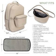 Drift Neoprene Diaper Backpack For Baby Essentials