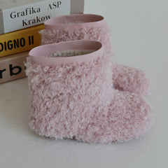 Girls Winter Thermal Fur Lined Soft Sole Booties