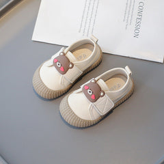 Children's Casual Velcro Canvas Shoes