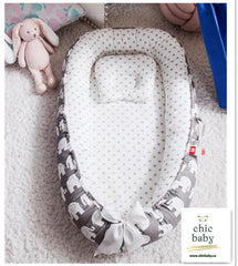 Portable Washable Cotton Baby Crib Travel Bed