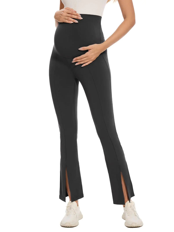 Maternity Over Belly Flare Workout Leggings