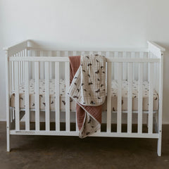 Soft Butterfly Pattern Baby Quilt Blanket
