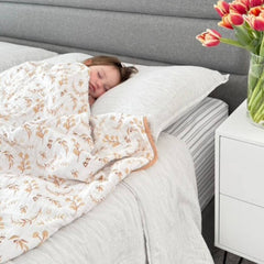 Soft Butterfly Pattern Baby Quilt Blanket